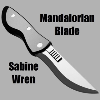 sabine roitelet frein couteau mandalorien dague lame Ahsoka tano séries rebelle sabre 3ddesign4hire 3d print model - Mito3D
