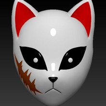 sabito masque Kimetsu Yaiba Tanjiro no démon tueur 3d print model - Mito3D