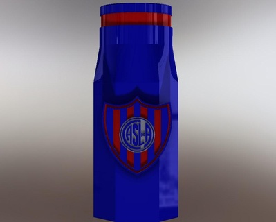 saca polvillo club Atletico san lorenzo Almagro poussière dissolvant Saint Lorenzo football camarade yerberor pelle yerba poudre boedo 3d print model - Mito3D
