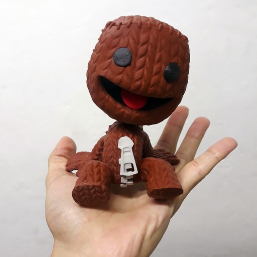 o sackboy jogo lbp little big planet playstation 3D print model - Mito3D