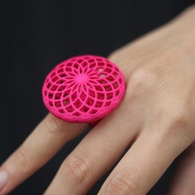sacred circle ring fashion geometry 3d print model - Mito3D
