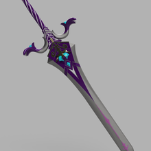 sacrificial greatsword game genshinimpact sword toy 3d print model - Mito3D