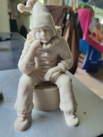 triste payaso 3d print model - Mito3D