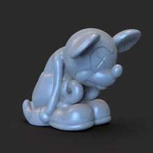 sad mickey art vinyl toy popart feeling mouse disney brito 3d print model - Mito3D