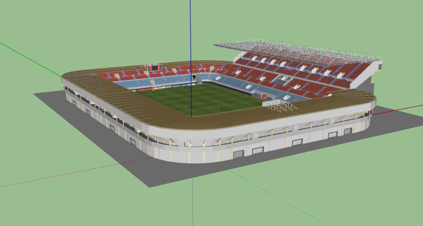 conscient stade utilisation 2023 football nfl nba mlb LNH Espagne santé 3d print model - Mito3D