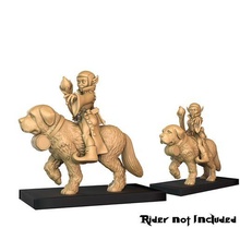 sellato battaglia cane cavalcioni maghi fantasia grifone bestia Drago dnd 3d print model - Mito3D