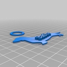 sadie jewelry customized keychains 3d print model - Mito3D