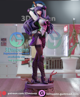saeko busujima Schule tot Anime stl 3dprint Mädchen 3d print model - Mito3D