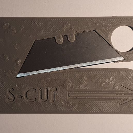 segurança cortador ferramenta edc Utilitário faca lâmina 3D print model - Mito3D
