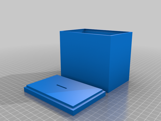 emniyet ustura çöp kutusu ev banyo 3d print model - Mito3D