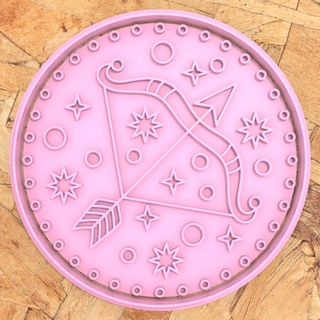sagittarius zodiac sign cookie cutter Home cutting cutters seal stamp fondant cookies constellation signs horoscope 3d print model - Mito3D
