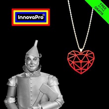 said heart jewelry keychain key ring necklace pendant totem love polygonal geometric valentin valentine 3d print model - Mito3D