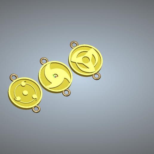 said sharingan jewelry pendant eye naruto sasuke 3D print model - Mito3D