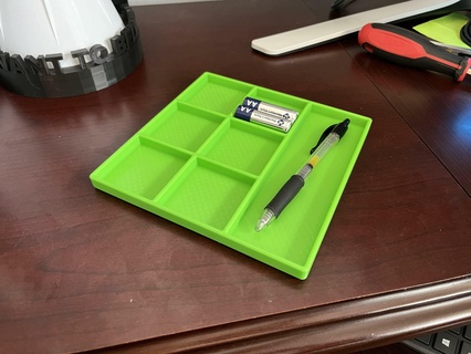 said simple parts tray v2 tool holder organizer 3d print model - Mito3D