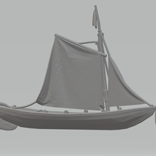 sail boat game diecast navy military h0 pirate 3d print model - Mito3D