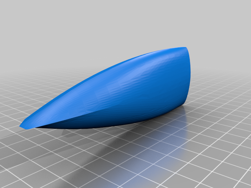 voilier coque bateau voile 3d impression 3D print model - Mito3D