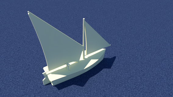 sailboat people peolple design toy sea toys art 3d print model - Mito3D