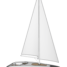 barco vela navio Navegando bota 3d print model - Mito3D