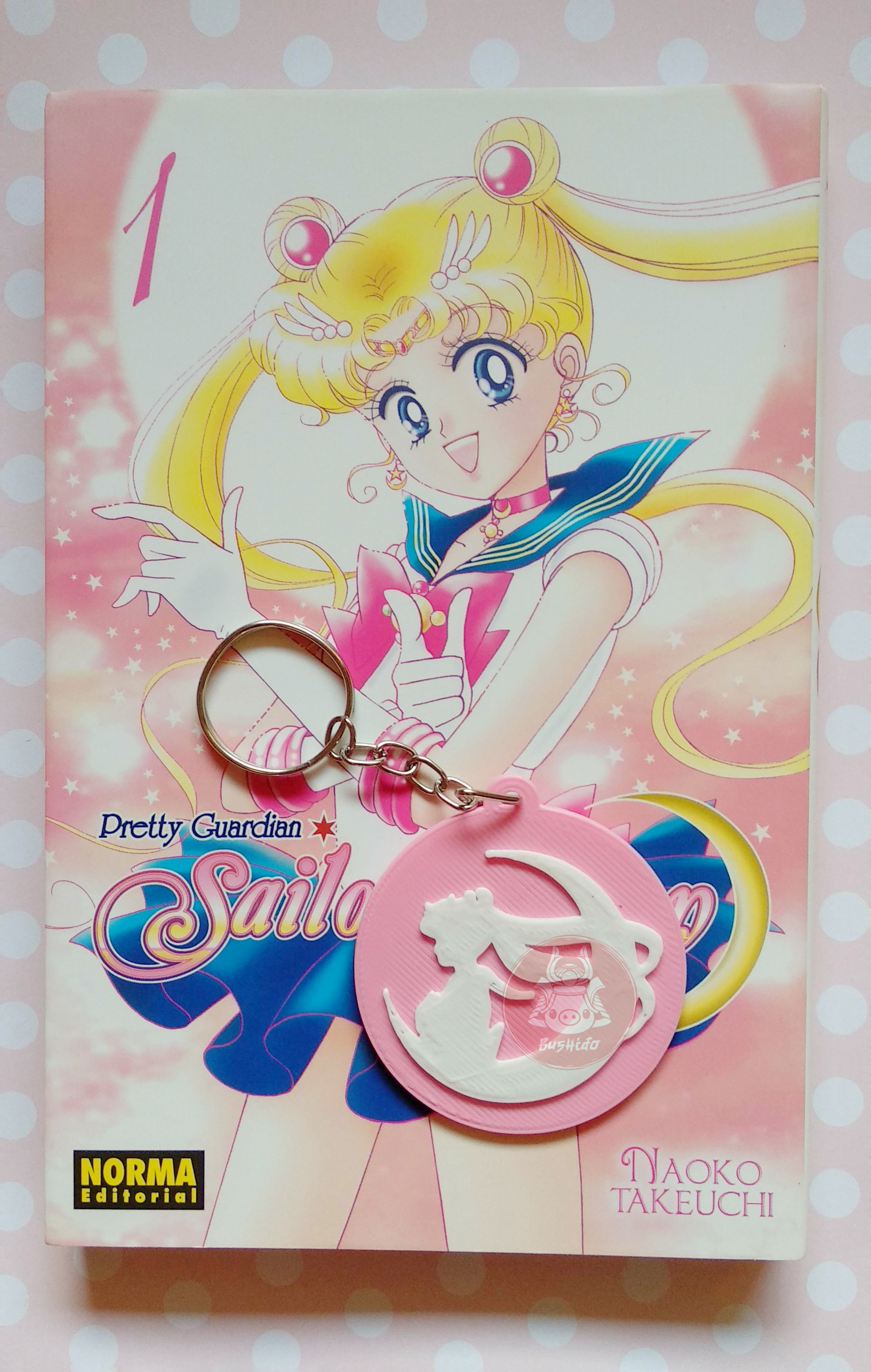 sailor moon - keychain mod3 scout key ring serena 3D print model - Mito3D