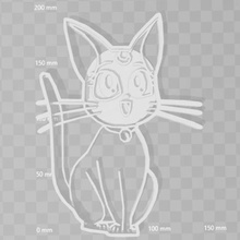 sailor moon gato cortador de galletas casa cookiecutter el moho galleta jannie sailormoon anime manga 3d print model - Mito3D