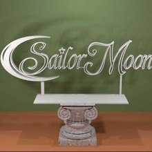 sailor moon logotipo art señales de logotipos signo sailormoon el 3d print model - Mito3D