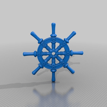 denizciler direksiyon ev dekor 3d print model - Mito3D