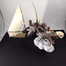 sails cloud base flying ship game toy accessories warhammer skyship skaven pirate fleet canvas airship 30mm 28mm 25mm 3d print model - Mito3D