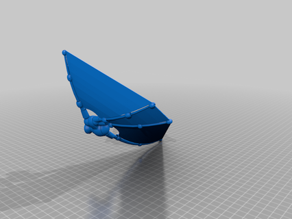 sails flying ship assembled Art kharadron overlords models art 3d print model - Mito3D