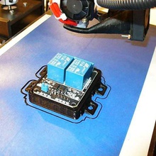 sainsmart dual relay board tool 3d printing 3d print model - Mito3D