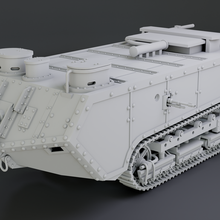 saint chammond Rahmen Modell 1 35 48 72 sla Versammlung 3d Teile Panzer Saintchammond Harz fdm Kit ww1 3d print model - Mito3D