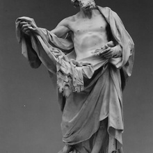 saint bartholomew art scans met museum rough sculpture replicas 3d print model - Mito3D