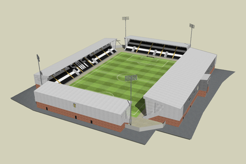 Heilige Wunder Park st Stadion verwenden 2023 Fußball nfl nba mlb nhl Schottland 3d print model - Mito3D