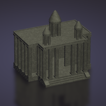 saint seiya - aries temple 3d print model architecture gentlemen zodiac temper 3d print model - Mito3D