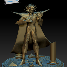 saint seiya - deathmask altın şövalye kanseri oyun zodiac şövalyeler kanser kukla oyuncak 3d print model - Mito3D