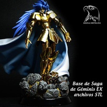 Santo seiya saga minis base 3d impresión archivos stl 3d print model - Mito3D