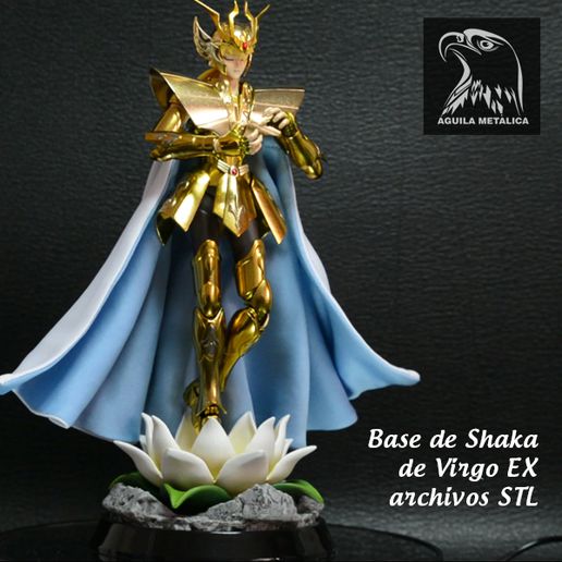 saint seiya - shaka virgo base 3d print archivos stl 3D print model - Mito3D