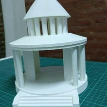 Santo seiya Acuario templo 3d impresión modelo arquitectura caballeros zodíaco templar acuario 3d print model - Mito3D