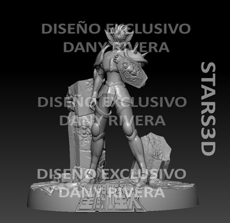 Heilige seiya argol de Perseus Gentleman Caballeros del Zodiaco Meduse Gürteltier plata Athena Athen Algol 3d print model - Mito3D
