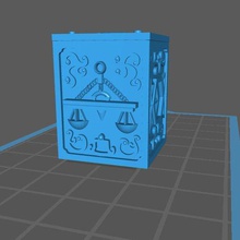 saint seiya bilancia box gioco 3d print model - Mito3D
