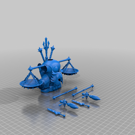 Santo seiya Libra paño 3D print model - Mito3D