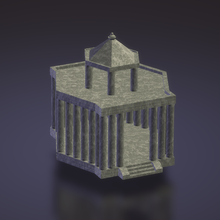 aziz Seiya kütüphane tapınağı terazi tapınak şakak mabet 3d Yazdır model mimari pound beyler zodyak öfke 3d print model - Mito3D