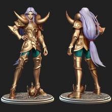 saint seiya mu aries game saint seiya mu aries gold armor cdz cavaleiros zodiaco anime figure character miniature collection collectible