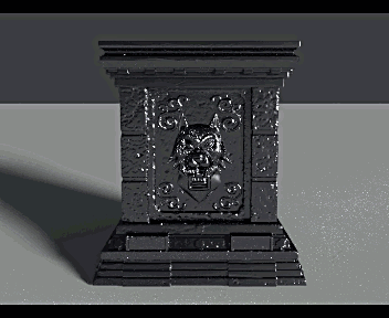 Santo seiya pedestal paño lobo 3d print model - Mito3D