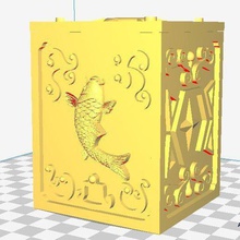 saint seiya piscis caixa, v 2 jogo 3d print model - Mito3D