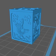 saint seiya piscis kutusu oyun Anahtarlık 3d print model - Mito3D