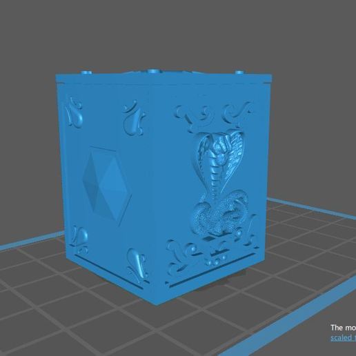 saint plata ofiuco kutusu seiya oyun Anahtarlık 3D print model - Mito3D