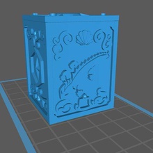 saint seiya poseidon limnades box Spiel 3d print model - Mito3D