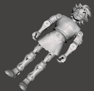Santo seiya Clásico kiki articulado figura papa arles 3d print model - Mito3D