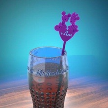 Aziz valentine içecek blender moda kokteyl dekorasyon karıştırıcı 3d print model - Mito3D