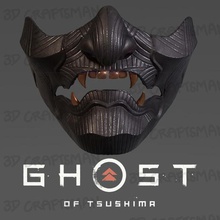 sakai maschera giapponese cosplay costume gioco art giocattolo giochi i fantasmi tsushima giappone antichi demone armatura samurai ninja fighter 3d print model - Mito3D